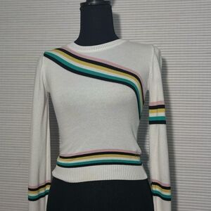 Topshop White Knit Sweater